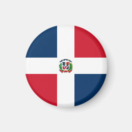 Dominikanska republiken flagga magnet