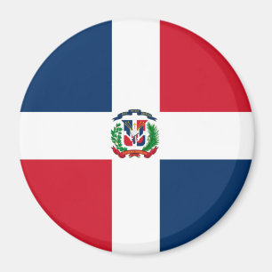 Dominikanska republiken flagga Magnet