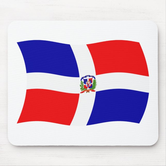 Dominikanska republiken Flagga Mousepad Musmatta (Framsidan)