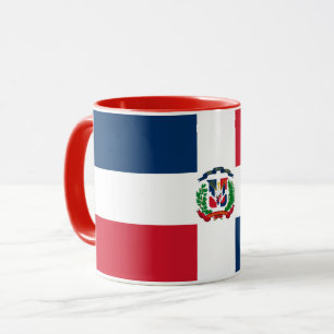 Dominikanska republiken flagga Mugg