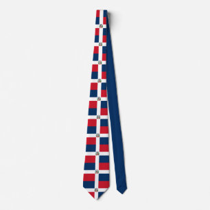 Dominikanska republiken flagga Neck Tie Slips