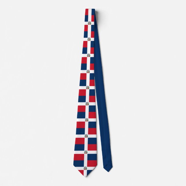 Dominikanska republiken flagga Neck Tie Slips (Framsida)