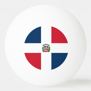 Dominikanska republiken flagga pingisboll