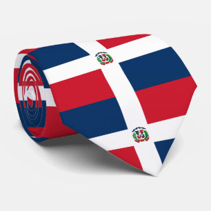 Dominikanska republiken flagga slips