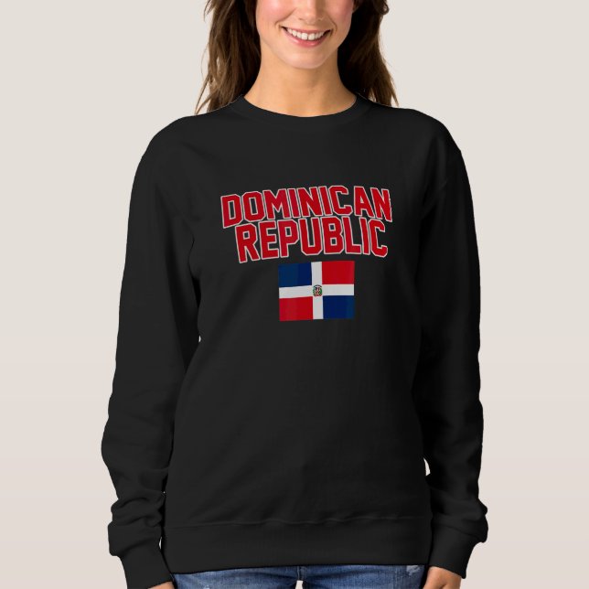 Dominikanska republiken Flagga T Shirt (Framsida)
