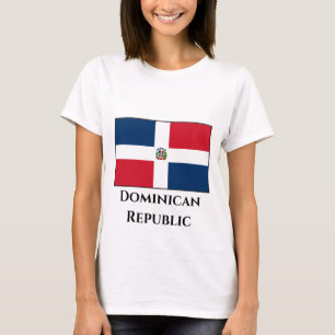Dominikanska republiken Flagga T Shirt