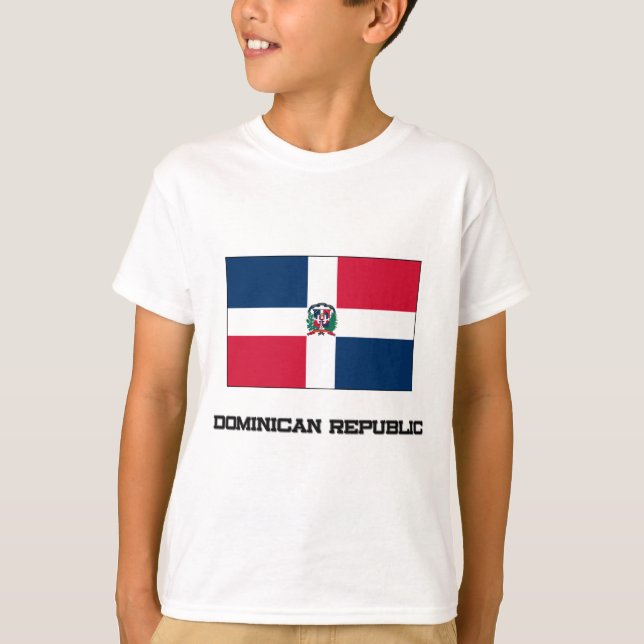 Dominikanska republiken Flagga T-shirt (Framsida)