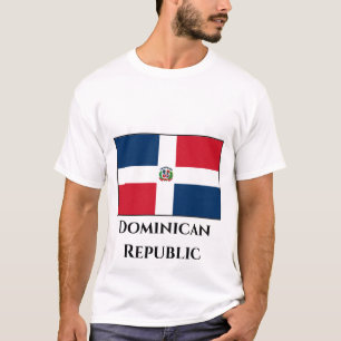 Dominikanska republiken Flagga T Shirt