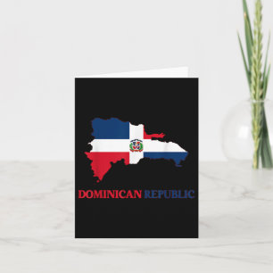 Dominikanska republiken Flagga Travel Souvenir Dom Kort