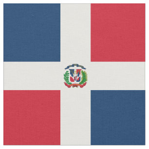 Dominikanska republiken flagga tyg