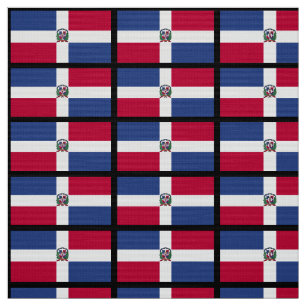 Dominikanska republiken flagga tyg