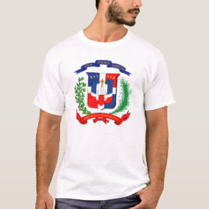 Dominikanska republiken - Förseglingen - Flagga - Tee Shirt
