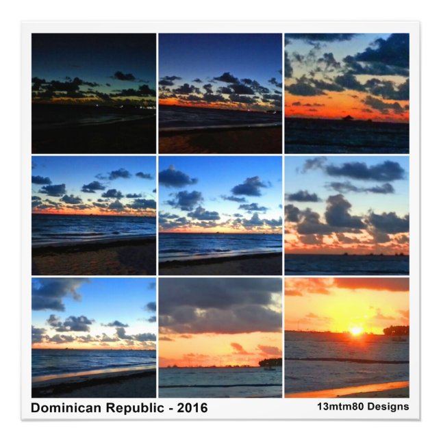Dominikanska republiken - Fototryck (Framsidan)
