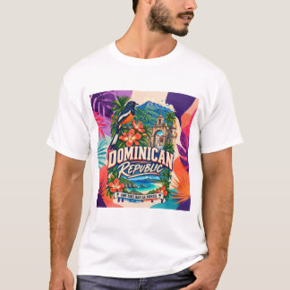 Dominikanska Republiken Goda Vibrationer Har En Ad T Shirt