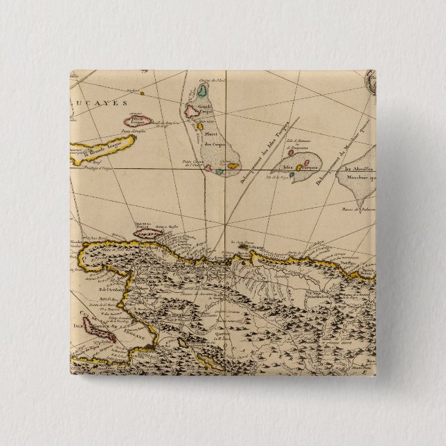 Dominikanska republiken, Haiti, Väster Knapp (Framsida)