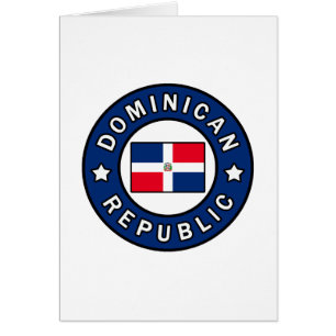 Dominikanska republiken hälsningskort