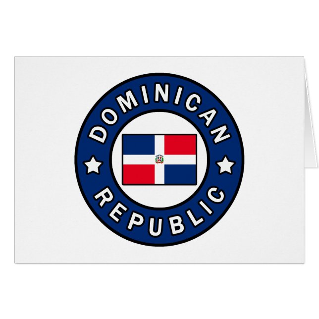 Dominikanska republiken hälsningskort (Framsidan Horizontal)