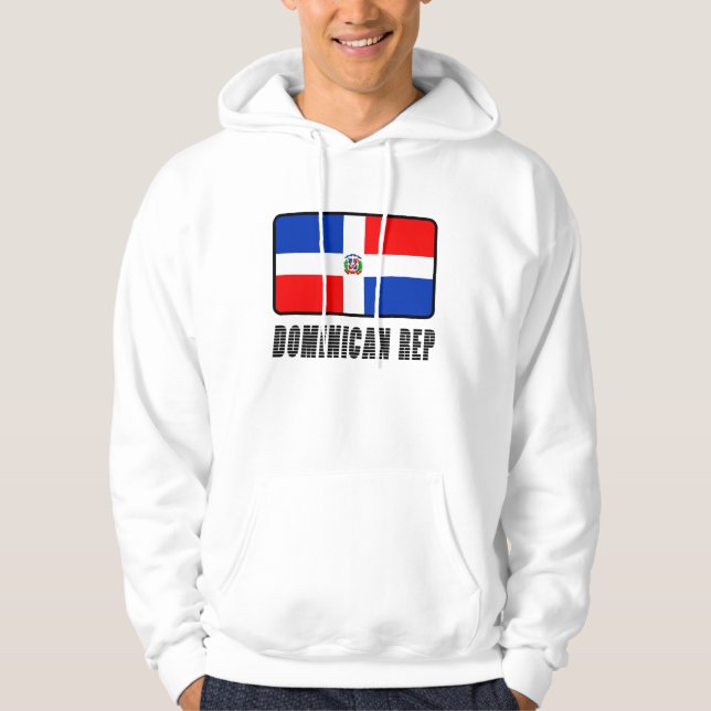 Dominikanska republiken hoodie (Framsida)