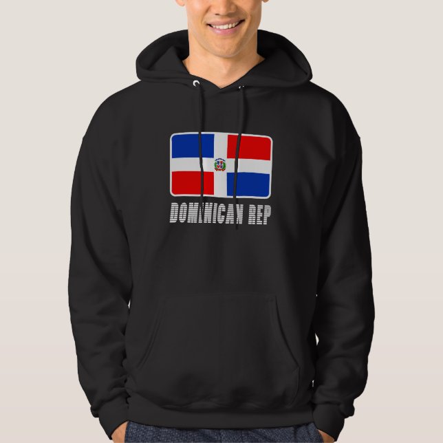 Dominikanska republiken hoodie (Framsida)