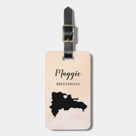 Dominikanska Republiken Kartong Bagageetikett, Brö Bagagebricka