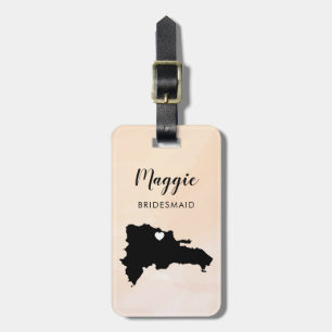 Dominikanska Republiken Kartong Bagageetikett, Brö Bagagebricka