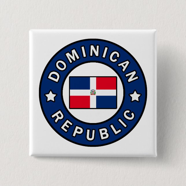 Dominikanska republiken knapp (Framsida)