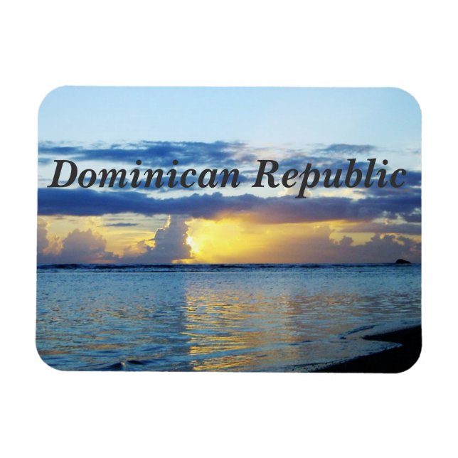 Dominikanska republiken magnet (Horisontell)