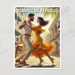 Dominikanska republiken Merengue Dancers Vykort