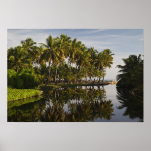 Dominikanska republiken, nordkust, Nagua, strand Poster