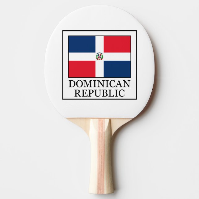 Dominikanska republiken pingisracket (Framsidan)