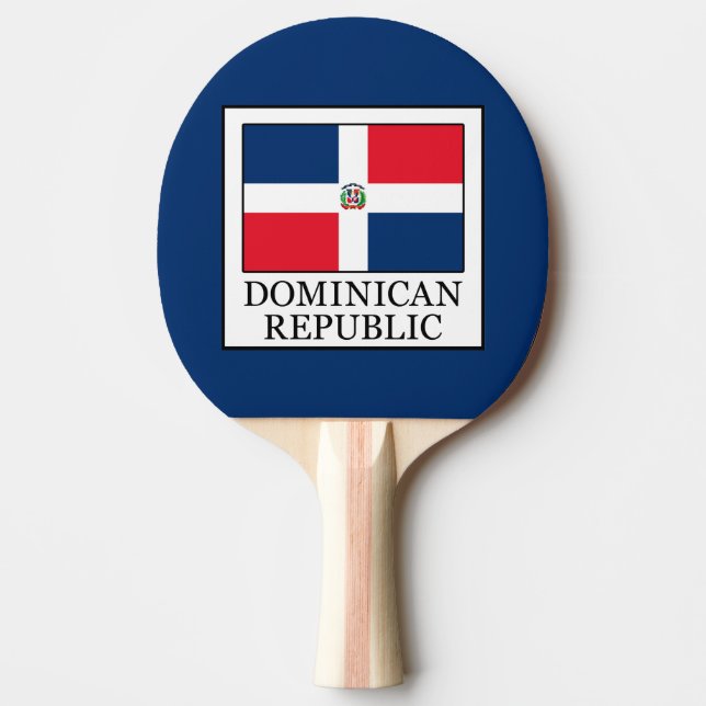 Dominikanska republiken pingisracket (Framsidan)