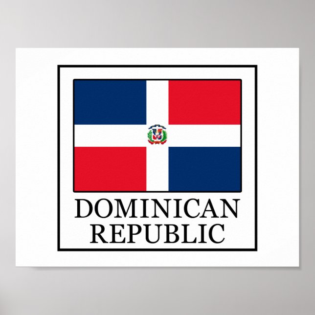 Dominikanska republiken poster (Framsidan)