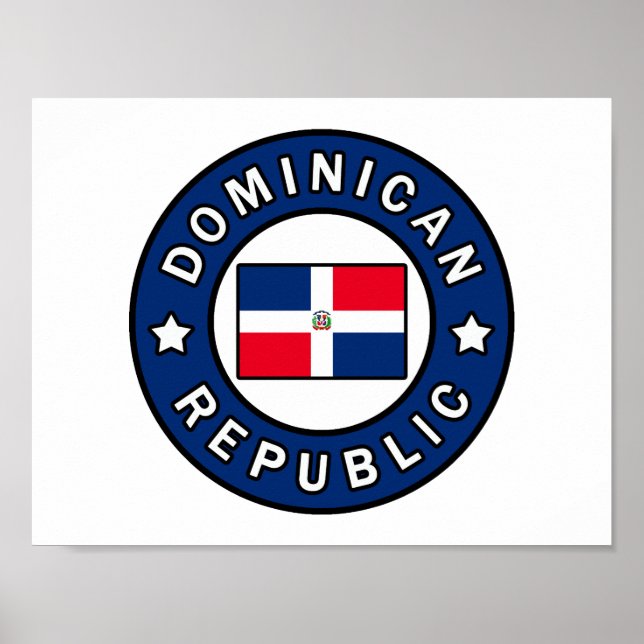 Dominikanska republiken poster (Framsidan)