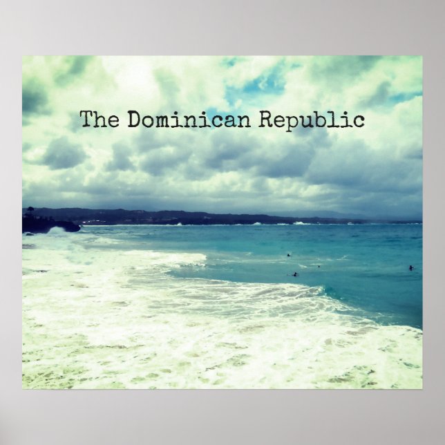 Dominikanska republiken poster (Framsidan)