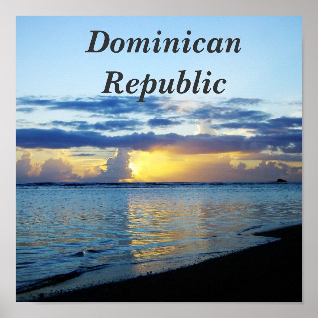 Dominikanska republiken poster (Framsidan)
