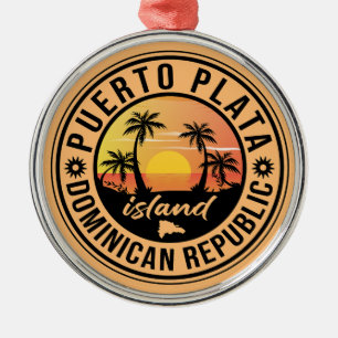 Dominikanska republiken Puerto Plata Julgransprydnad Metall