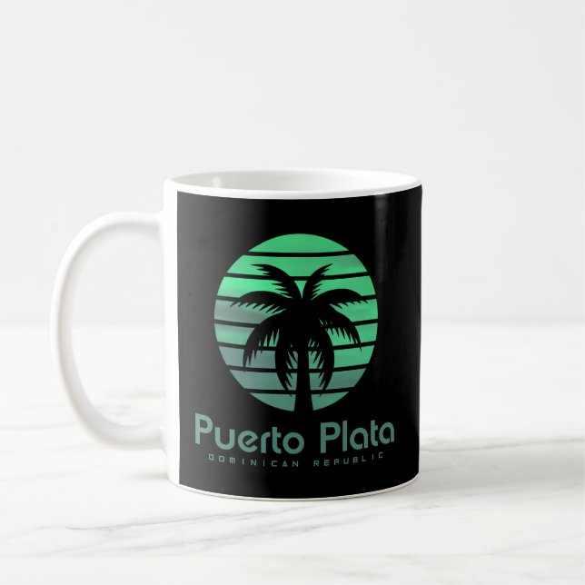 Dominikanska republiken Puerto Plata Kaffemugg (Vänster)