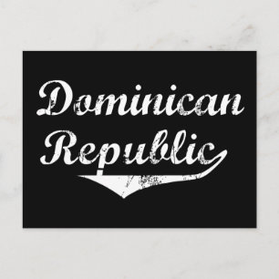 Dominikanska republiken Revolution Stil Vykort