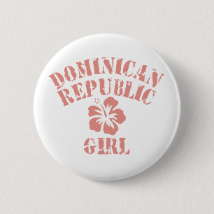 Dominikanska republiken Rosa Girl Knapp
