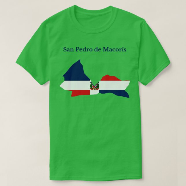 Dominikanska republiken San Pedro de Macoris T Shirt (Design framsida)