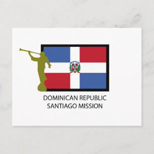 DOMINIKANSKA REPUBLIKEN SANTIAGO UPPDRAG LDS CTR VYKORT