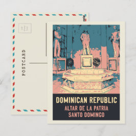 Dominikanska republiken Santo Domingo Altar la Pat Vykort