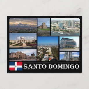 Dominikanska republiken - Santo Domingo - Mosaic - Vykort
