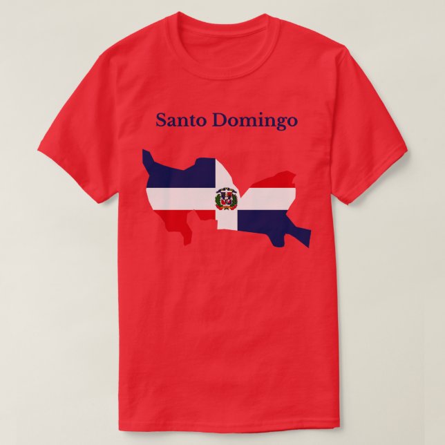 Dominikanska republiken Santo Domingo T Shirt (Design framsida)