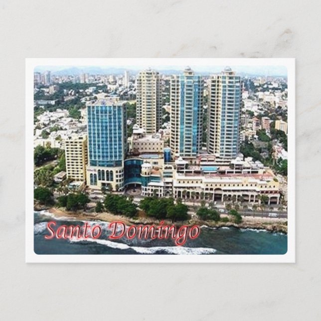 Dominikanska republiken - Santo Domingo - Vykort (Framsida)