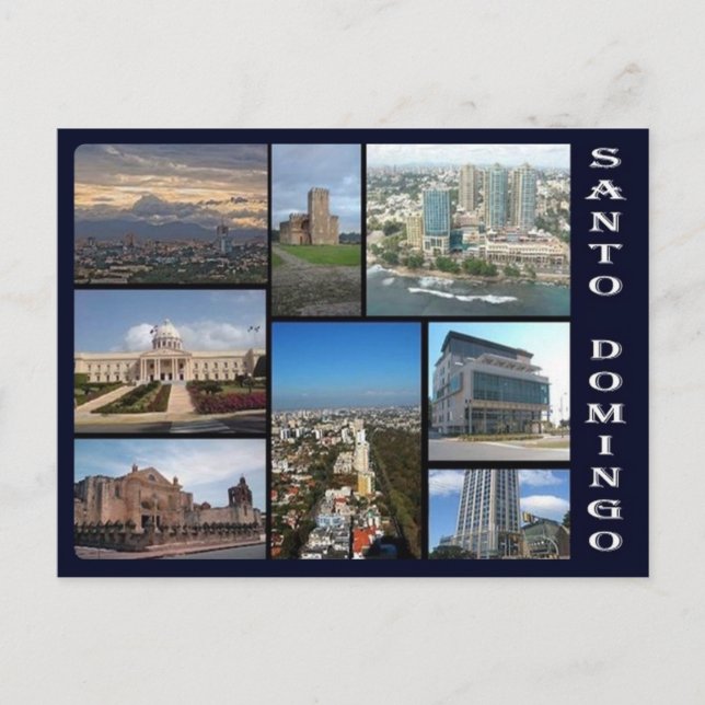 Dominikanska republiken - Santo Domingo - Vykort (Framsida)