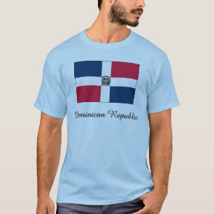Dominikanska republiken sjunker design tee shirt