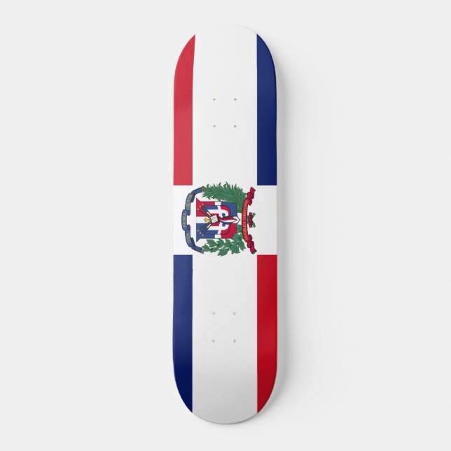 Dominikanska republiken sjunker mini skateboard bräda 18,5 cm (Framsida)