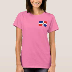 Dominikanska republiken sjunker och kartlägger tee shirt
