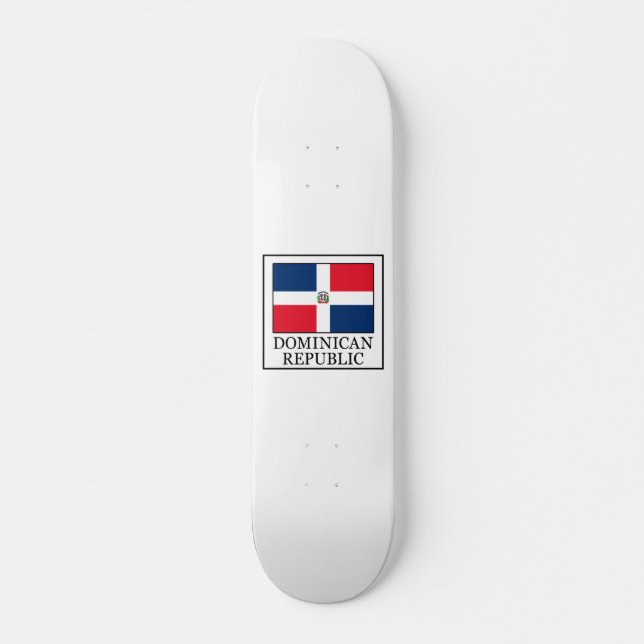 Dominikanska republiken skateboard bräda 21,5 cm (Framsida)